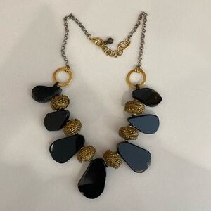 Black and Gold Necklace
